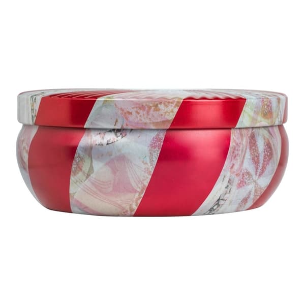 Voluspa Crushed Candy Cane 3-wick Tin Candle
