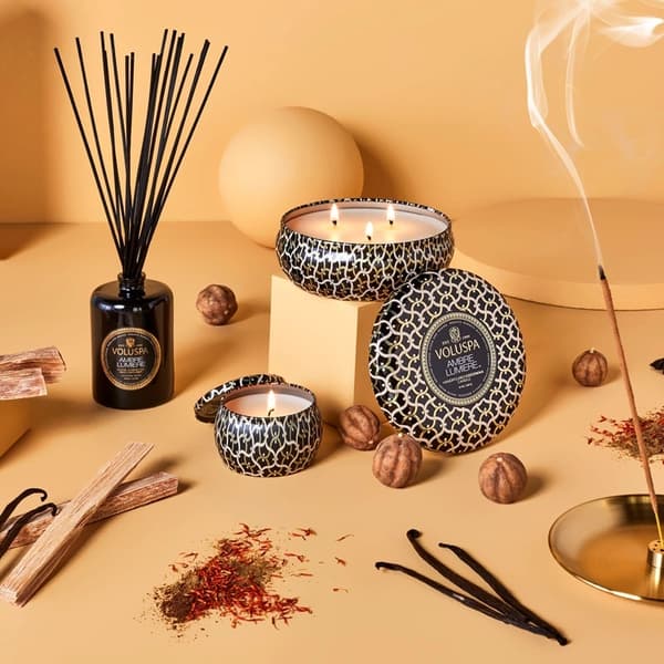 Voluspa Maison Decorative Tin Candle Ambre Lumiere 113g