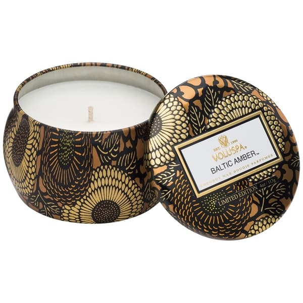 Voluspa Decorative Tin Candle Baltic Amber 113g