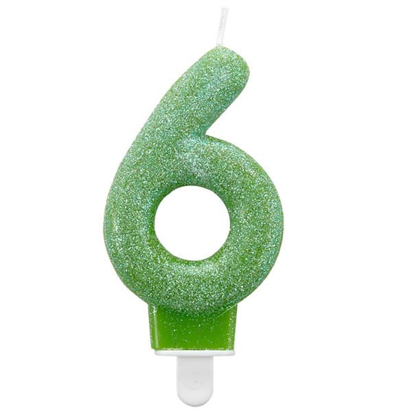 Amscan Glitter Birthday Number Candle