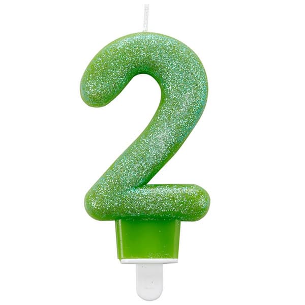 Amscan Glitter Birthday Number Candle