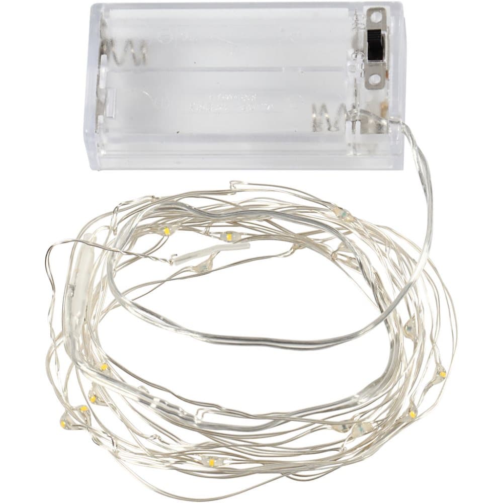 LED ljusslinga - L: 3,15 m - Silver