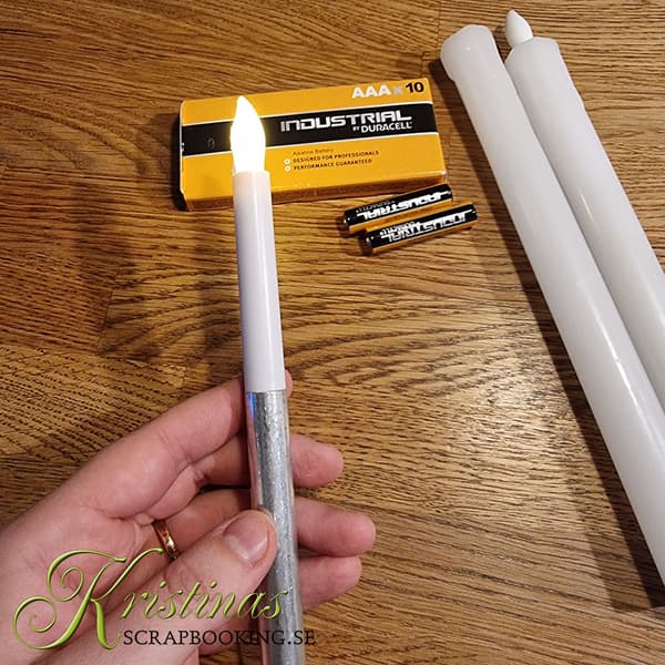 Led Stearinljus 20 mm - 24,5 cm - 4 st