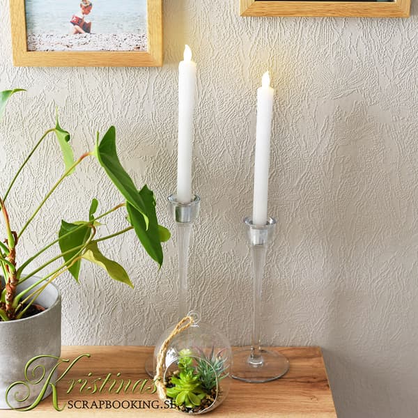 Led Stearinljus 20 mm - 24,5 cm - 4 st