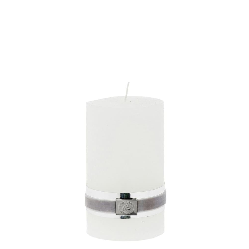Lene Bjerre Blockljus Rustic Pillar Vit 12,5 cm
