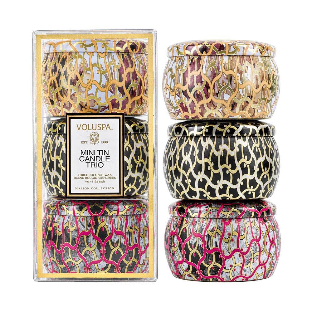 Giftset Voluspa Mini Candle Trio Maison Minitin