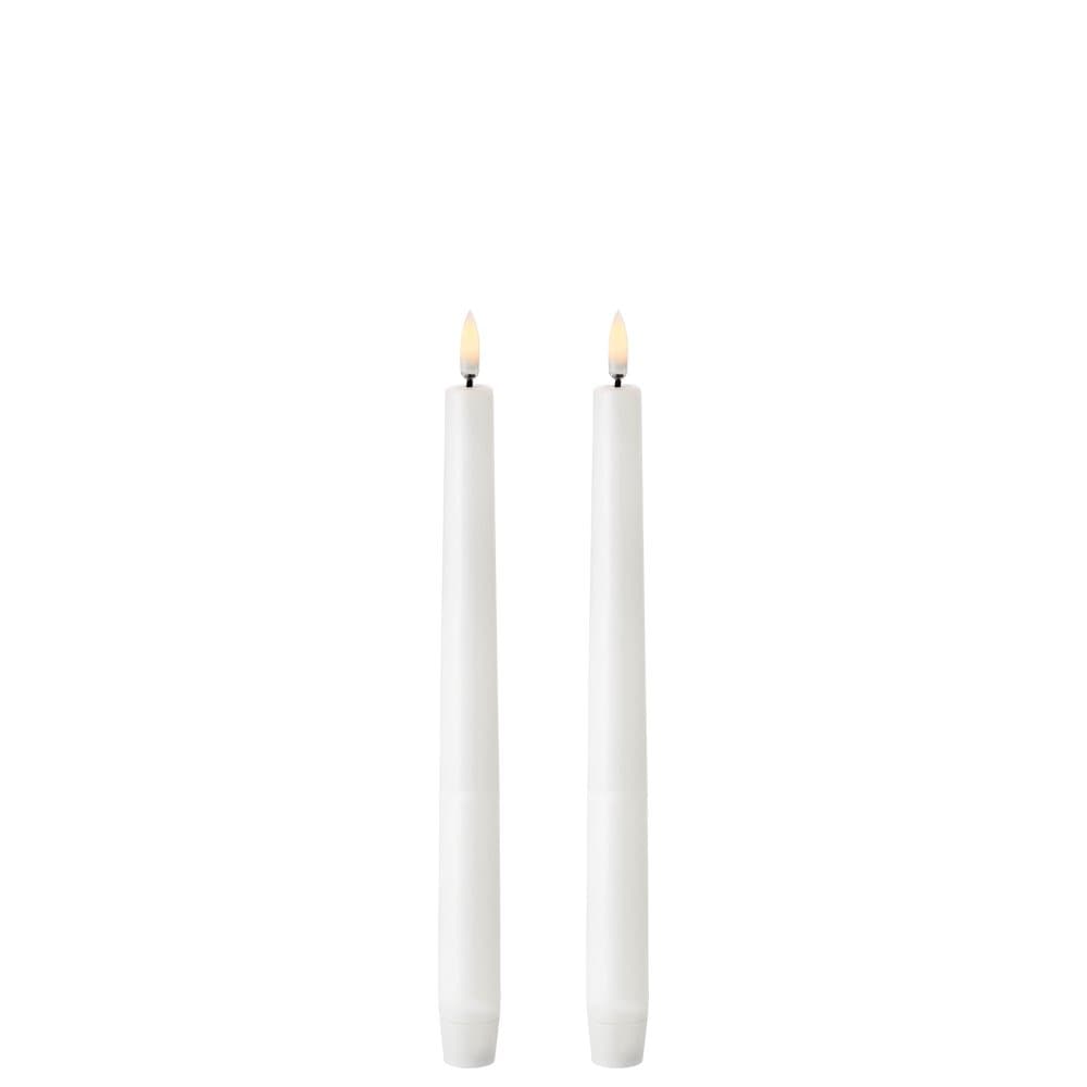 UYUNI LED Kronljus - Vit - 2,3 x 28 CM w/ switch, 2p