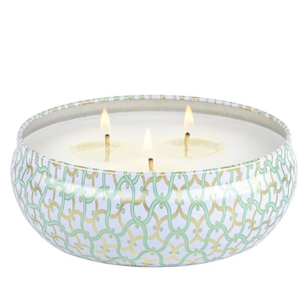Voluspa 3-Wick Candle Decorative Tin Laguna 340g