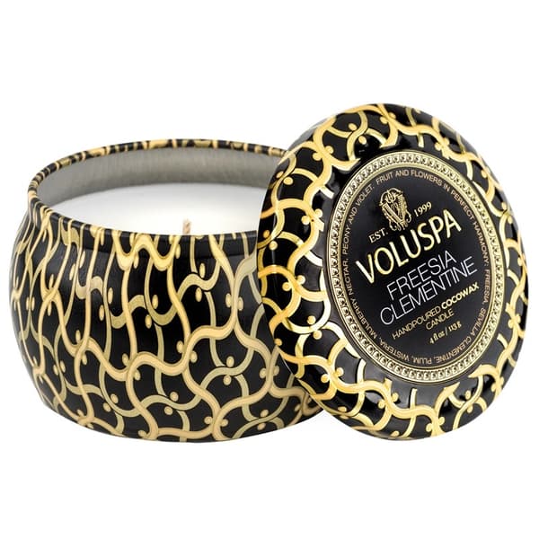 Voluspa Decorative Tin Candle Freesia Clementine 113g
