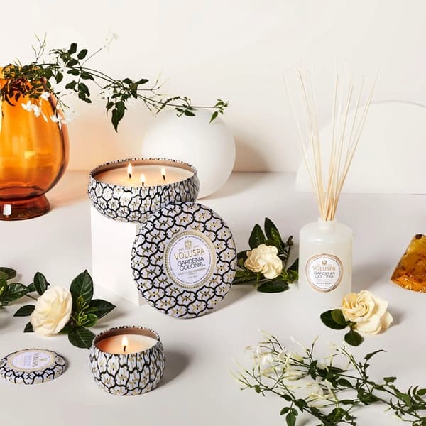 Voluspa Decorative Tin Candle Gardenia Colonia 113g
