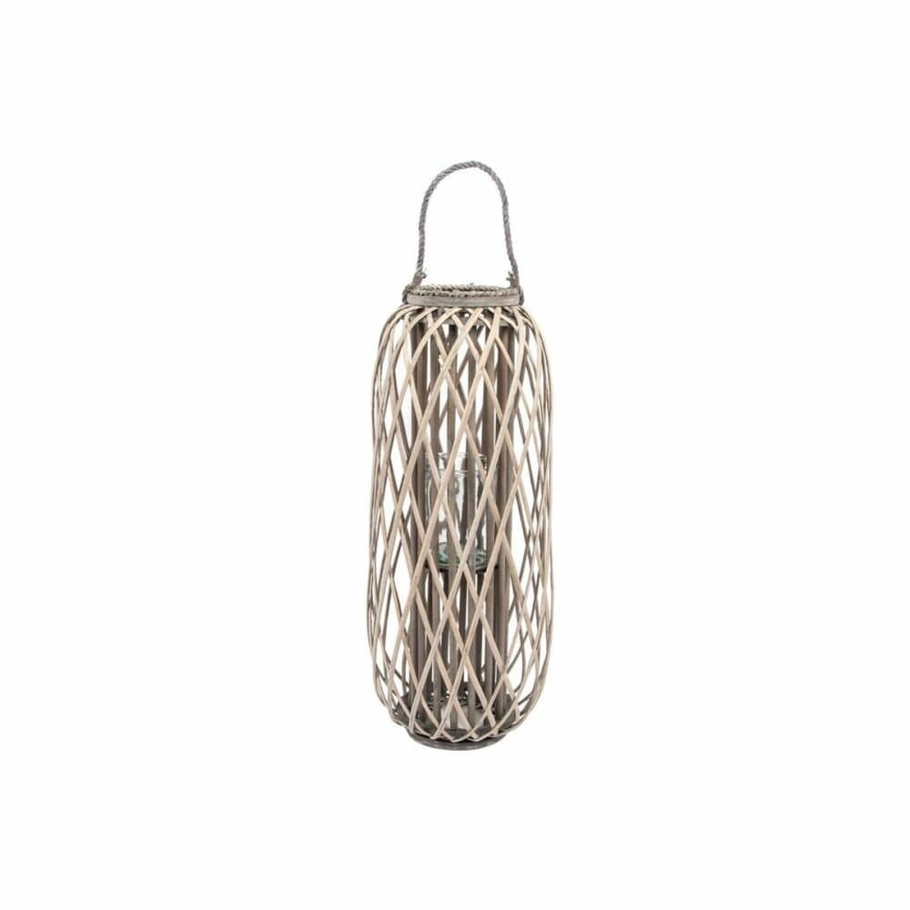 Ljusstakar DKD Home Decor Brun 32 cm Glas vide