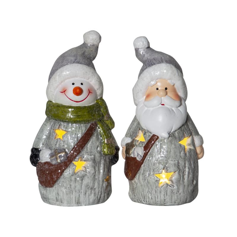 Jul-lykta Friends Tomte och Snögubbe