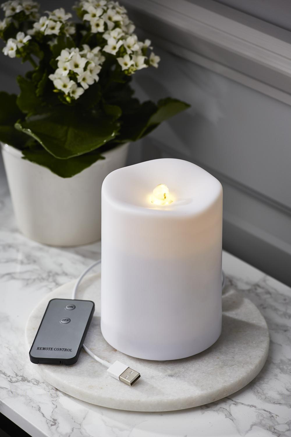 LED BLOCKLJUS WATER CANDLE