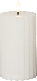 Miniatyrbild 3 av 10: LED BLOCKLJUS FLAMME STRIPE VIT