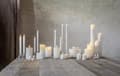 Miniatyrbild 10 av 10: LED BLOCKLJUS FLAMME STRIPE VIT