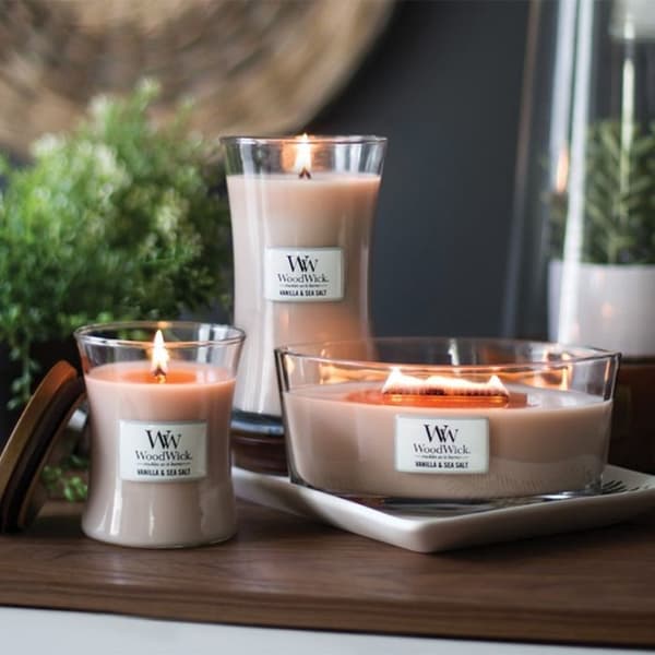 WoodWick Medium - Vanilla & Sea Salt