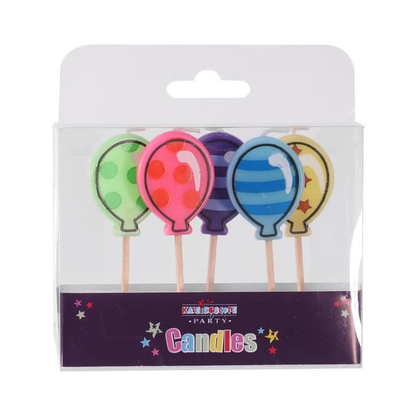 Kaleidoscope Balloon Candles Multicoloured One Size