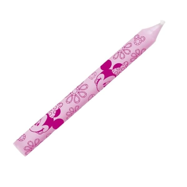 Disney Minnie Mouse Candles (Pack of 12) Pink One Size