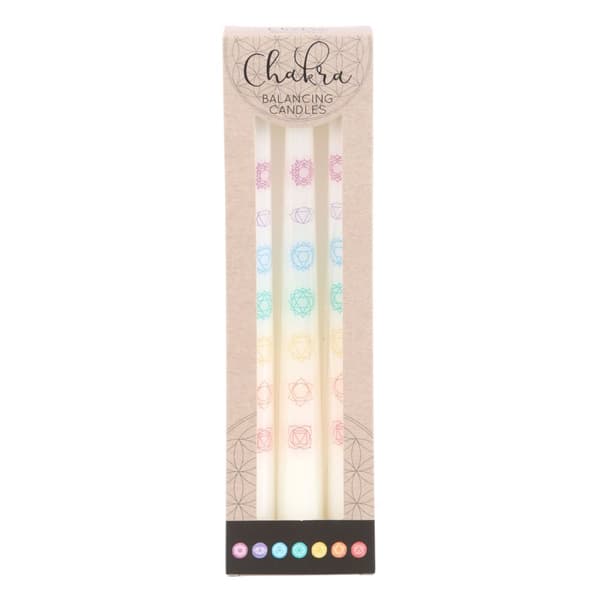 Something Different Chakra Balancing Taper Candle (Pack of 3)