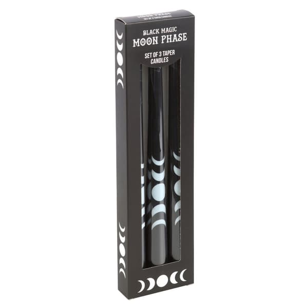 Something Different Magic Moon Phases Taper Candle (Pack of 3)