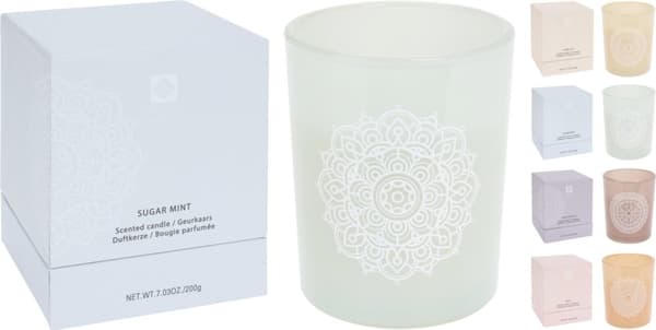 Doftljus Rose Rosa/Orange