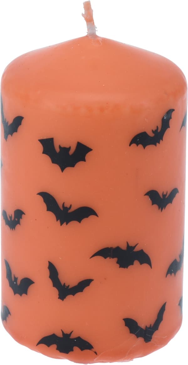 Ljus Halloween Vitt Orange Svart 10 cm