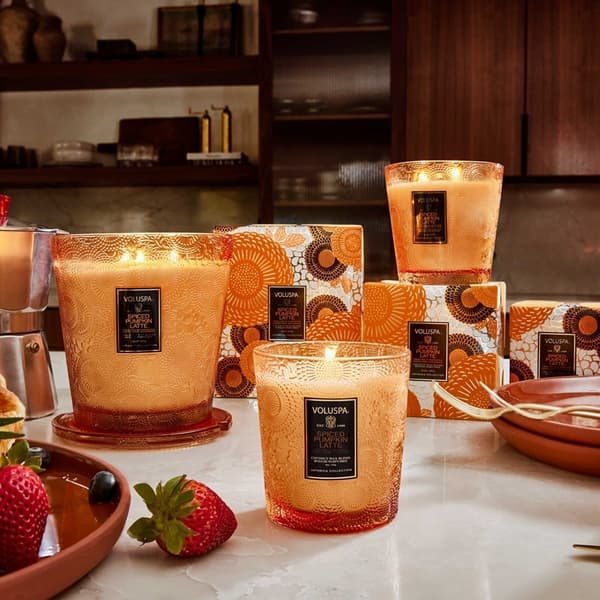 Voluspa Classic Boxed Candle Spiced Pumpkin Latte 255g