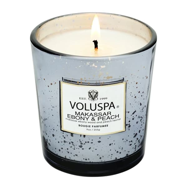 Voluspa Classic Boxed Candle Makassar Ebony & Peach 255g