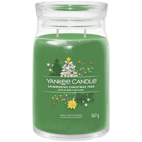 Yankee Candle Signature Large Jar Shimmering Christmas Tree 567g