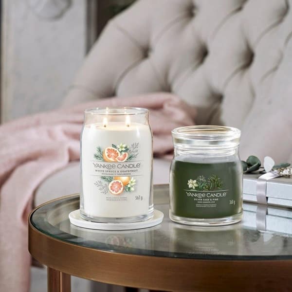 Yankee Candle Signature Medium Jar Silver Sage & Pine 368g
