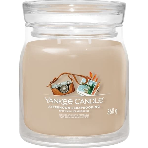 Yankee Candle Signature Medium Jar Afternoon Scrapbooking 368g