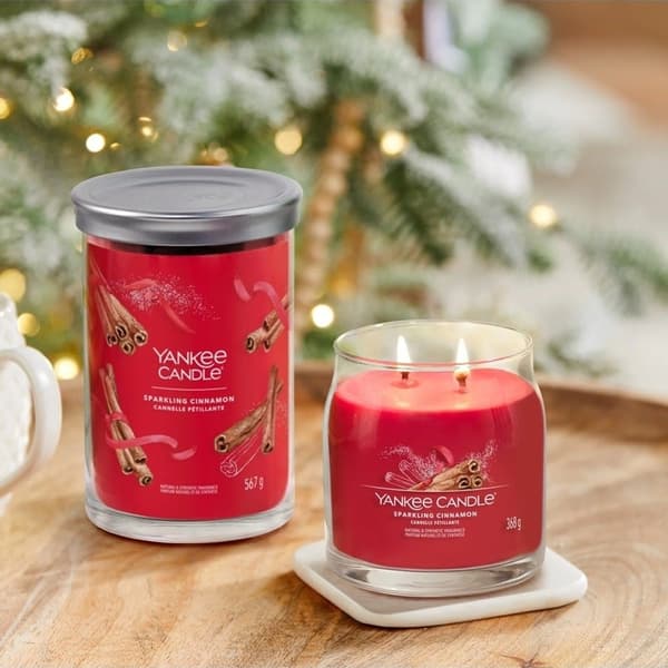 Yankee Candle Signature Medium Jar Sparkling Cinnamon 368g