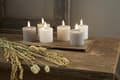 Miniatyrbillede 3 af 10: LED BLOCKLJUS FLAMME  SWIRL 2-Pack Grå