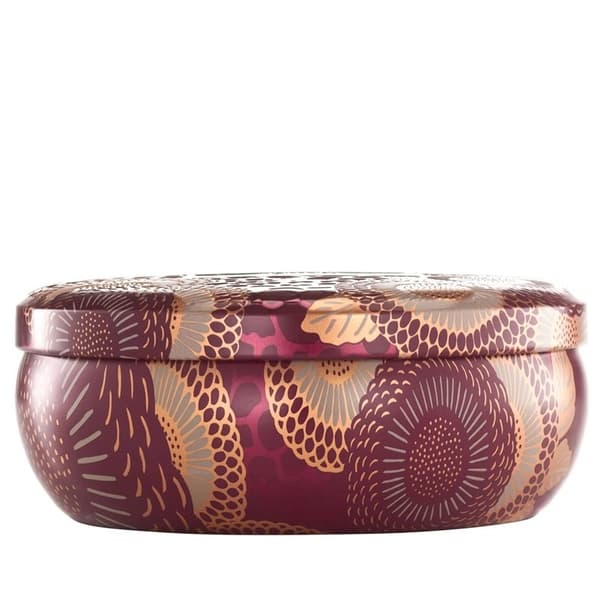 Voluspa 3-Wick Candle Decorative Tin Foraged Wildberry 340g
