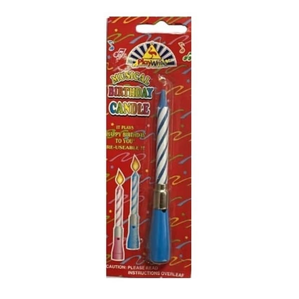 Playwrite Happy Birthday Musical Candle