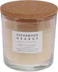 Miniatyrbild 3 av 4: Doftljus Glasburk Lock Cedarwood Orange Sandalwood Patchouli Wood