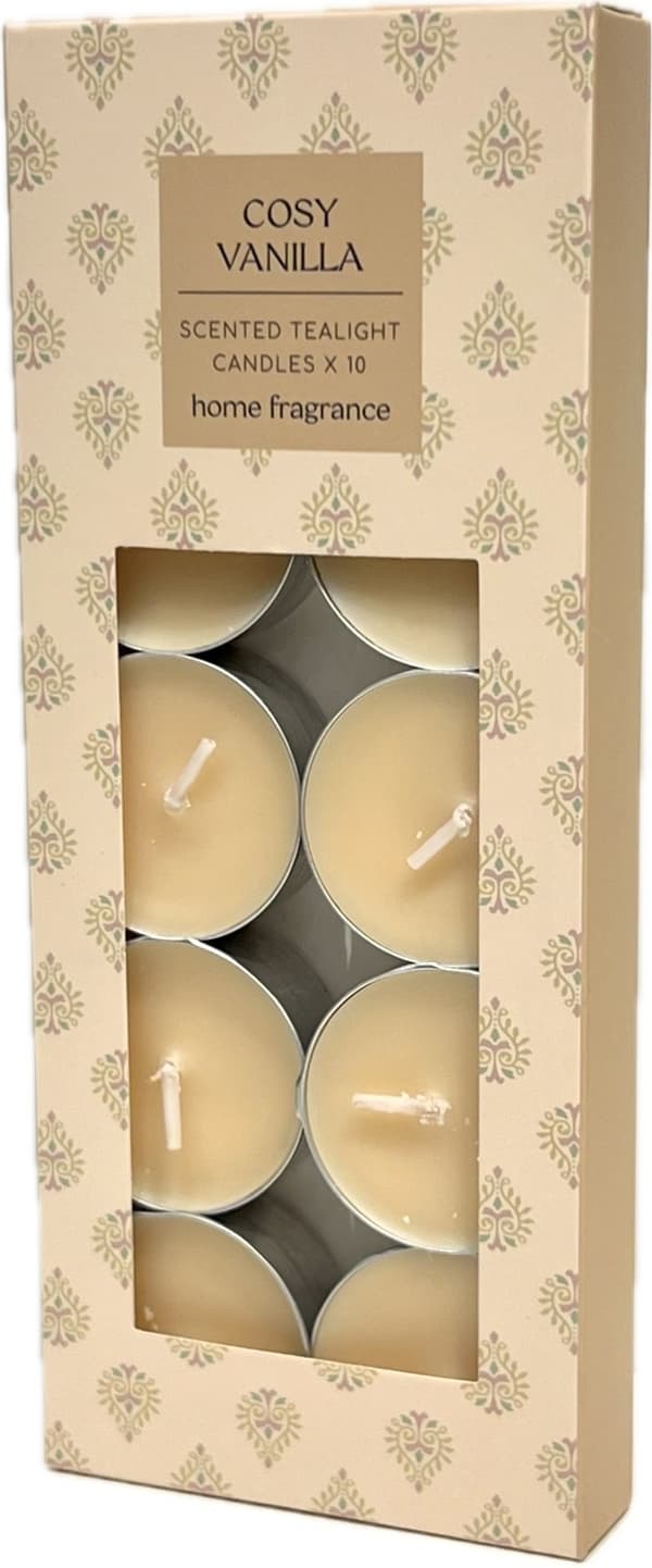 Värmeljus Doftljus Cozy Vanilla 10-pack