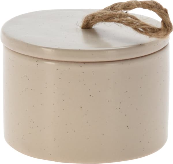 Ljus Grön Keramikburk med lock Beige
