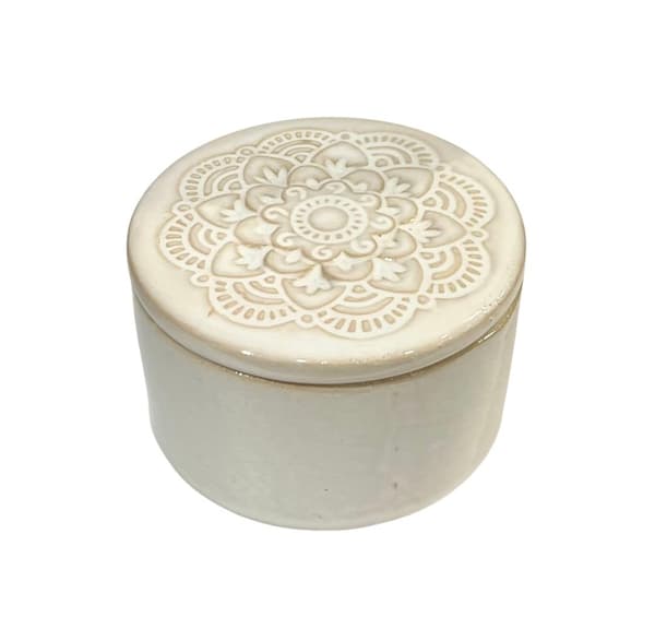 Doftljus med lock Cotton