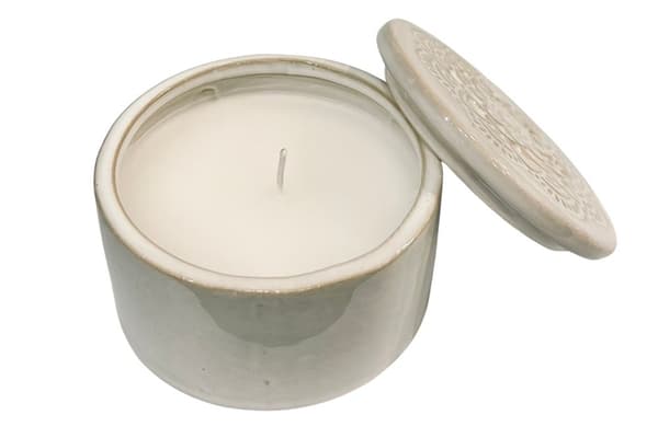 Doftljus med lock Cotton