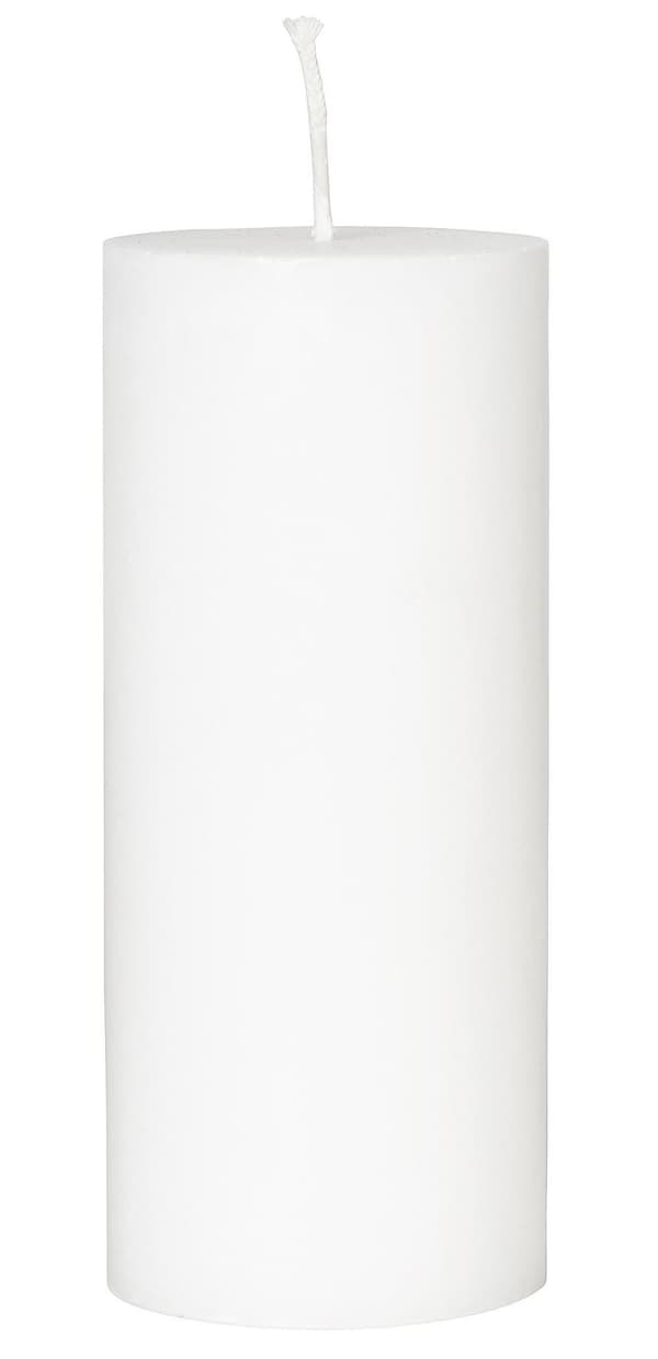 Blockljus 140x60mm vit