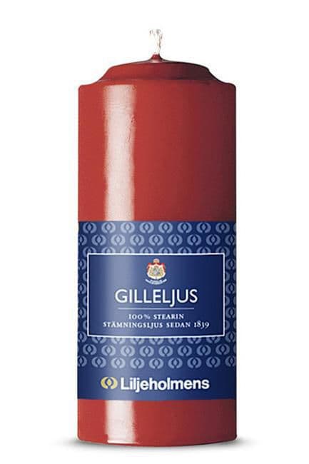 Gilleljus LILJEHOLMENS 12cm röd
