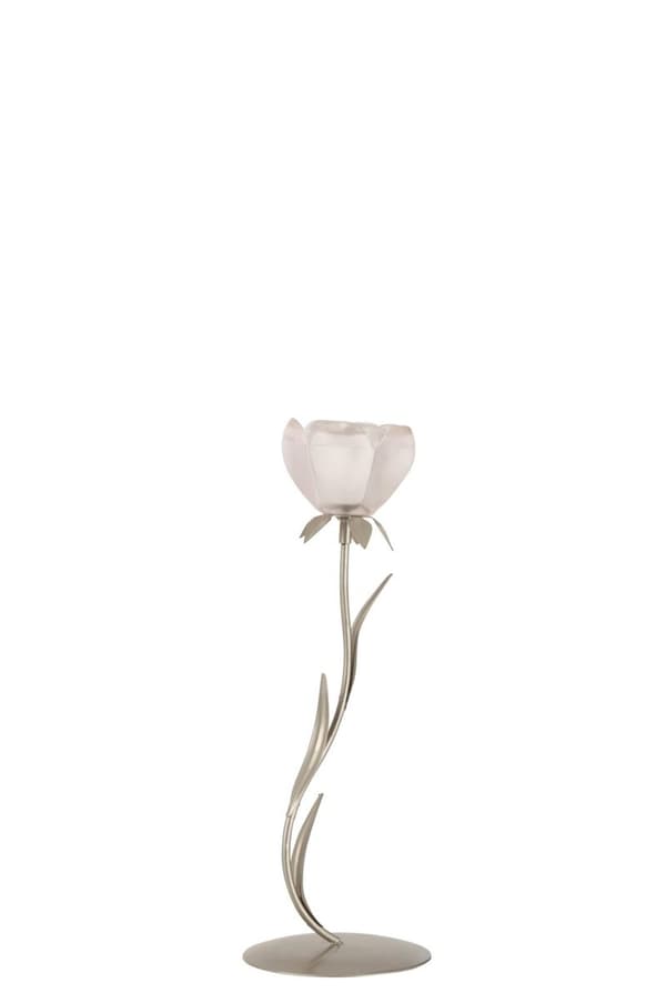 Smukke fyrfadsstager som blomst