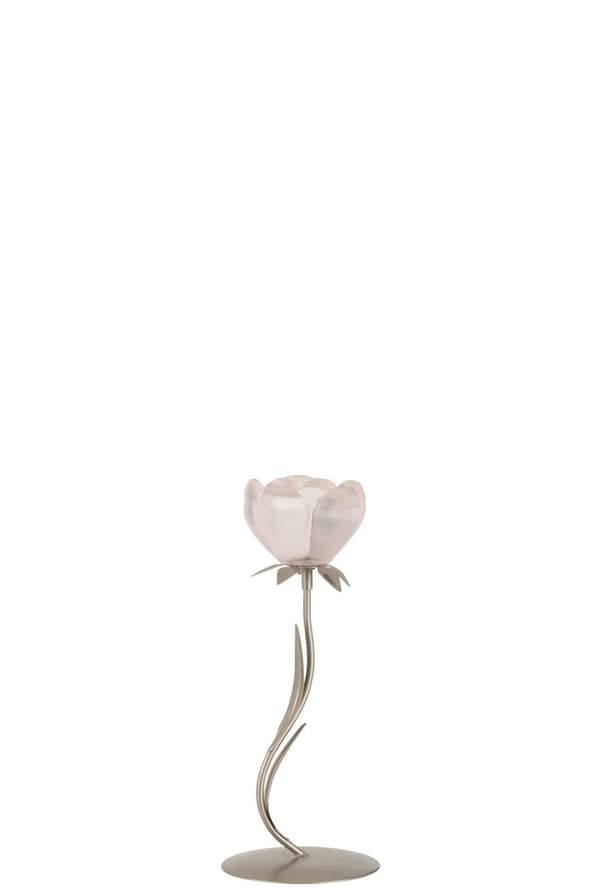 Smukke fyrfadsstager som blomst