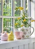Miniatyrbillede 2 af 2: Høne som lys i lyserød