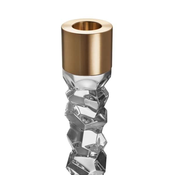 Carat Candlestick Brass, 30cm - Orrefors
