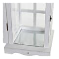 Miniatyrbild 2 av 3: Lykta DKD Home Decor Glas Vit Furu (21 x 21 x 51 cm)