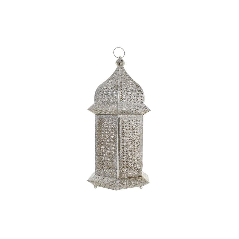 Lykta DKD Home Decor Vit Järn (29 x 29 x 56 cm)