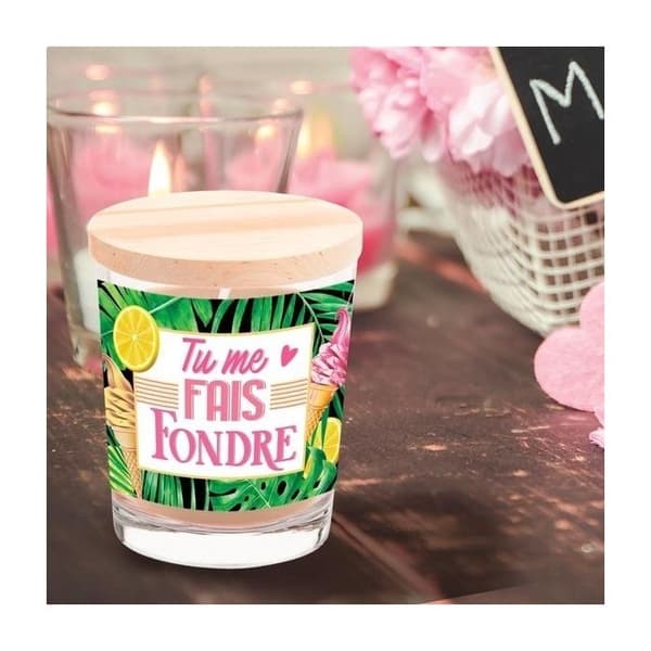 Doftljus i glas - Du får mig att smälta - Vanilj