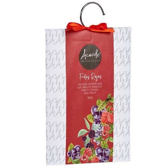 Acorde doftpåse röda frukter 17 x 23 cm rött/vitt papper